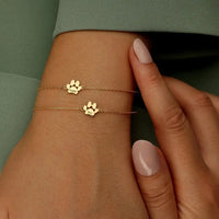 Personalized Paw Bracelet, Up to 8 Names