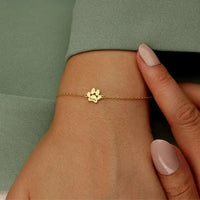 Personalized Paw Bracelet, Up to 8 Names