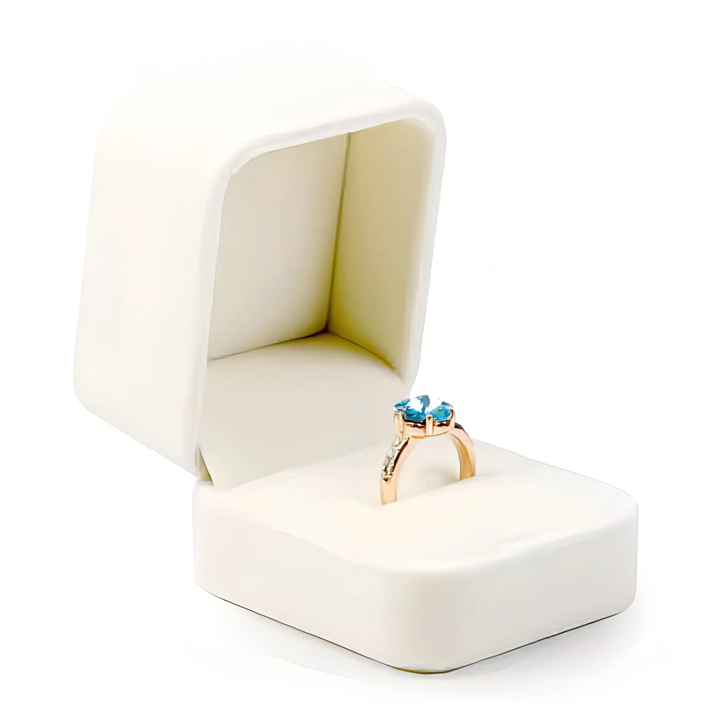 Velvet Jewelry Box for Rings