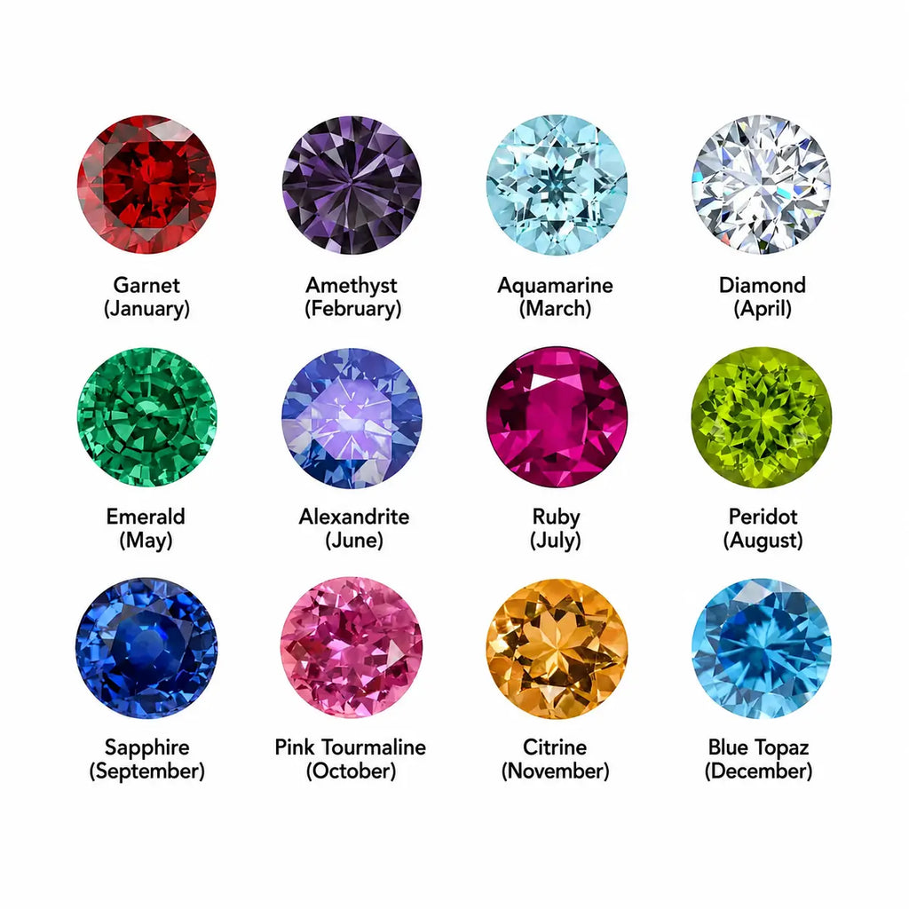 Personalized Cross Birthstone Bracelet