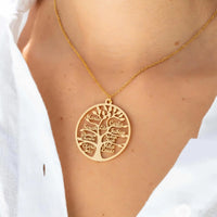 Tree of Life Necklace – Up to 13 Names