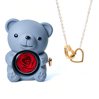Forever Bear and Personalised Necklace