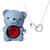 Forever Bear and Personalised Necklace