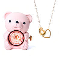Forever Bear and Personalised Necklace