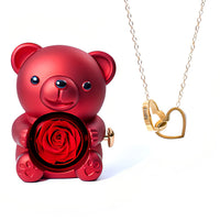 Forever Bear and Personalised Necklace